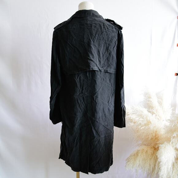 3.1 Phillip Lim women's silk utility lightweight trench coat size M - Picture 5 of 5
